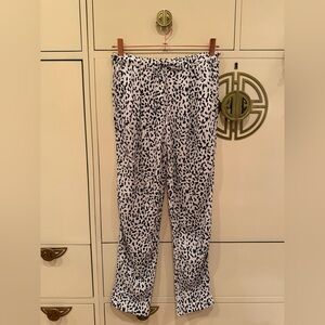 Zara Black And White Trousers Drawstring Pants Women’s